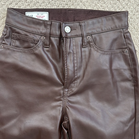 GAP Vintage Slim High Rise Pants size 25/0R - Picture 3 of 6